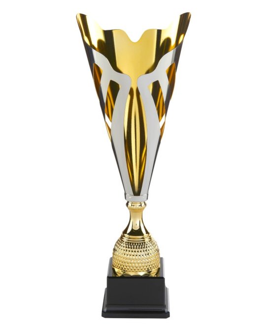 COUPE SPORTIVE - GAMME LASER ARGENT ET OR - REF C756 - PROMO TROPHEE
