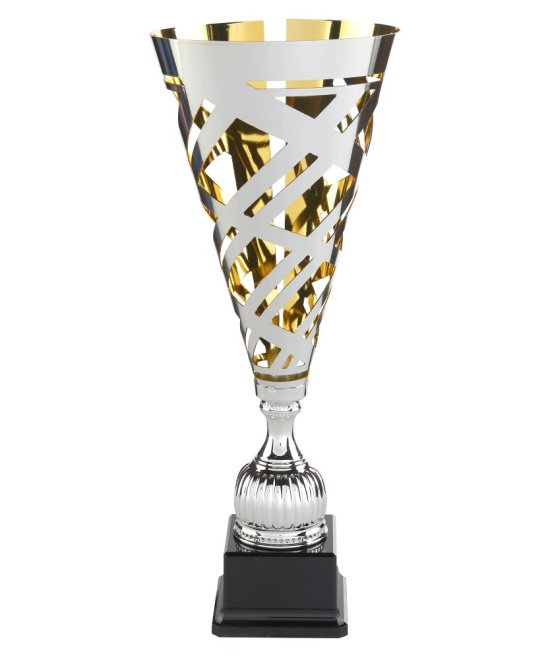 COUPE SPORTIVE - GAMME LASER ARGENT ET OR - REF C757 - PROMO TROPHE