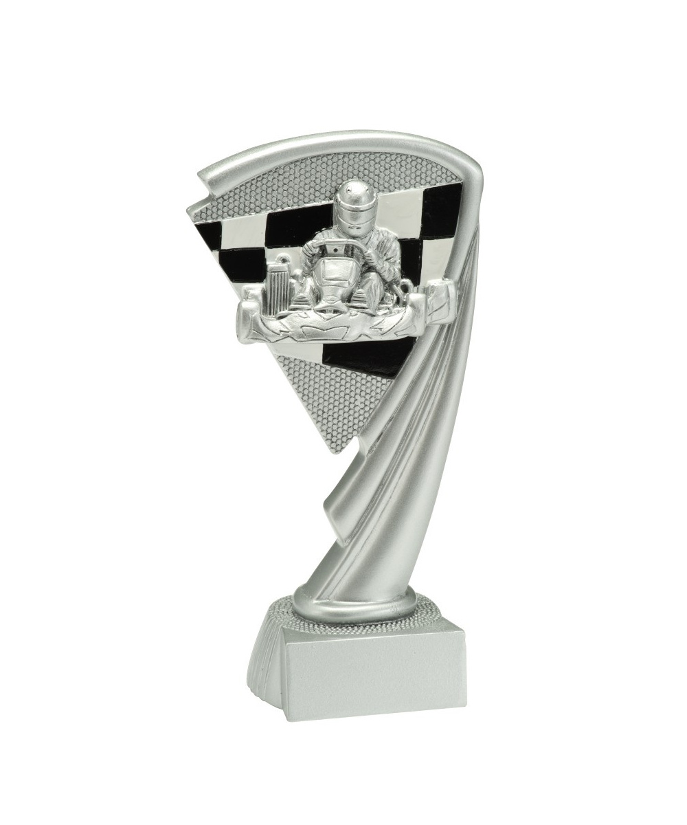 TROPHEE RESINE KARTING ARGENT - REF R99B - PROMO TROPHEE