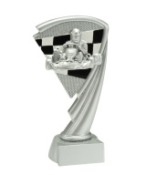 TROPHEE RESINE KARTING ARGENT - REF R99B - PROMO TROPHEE
