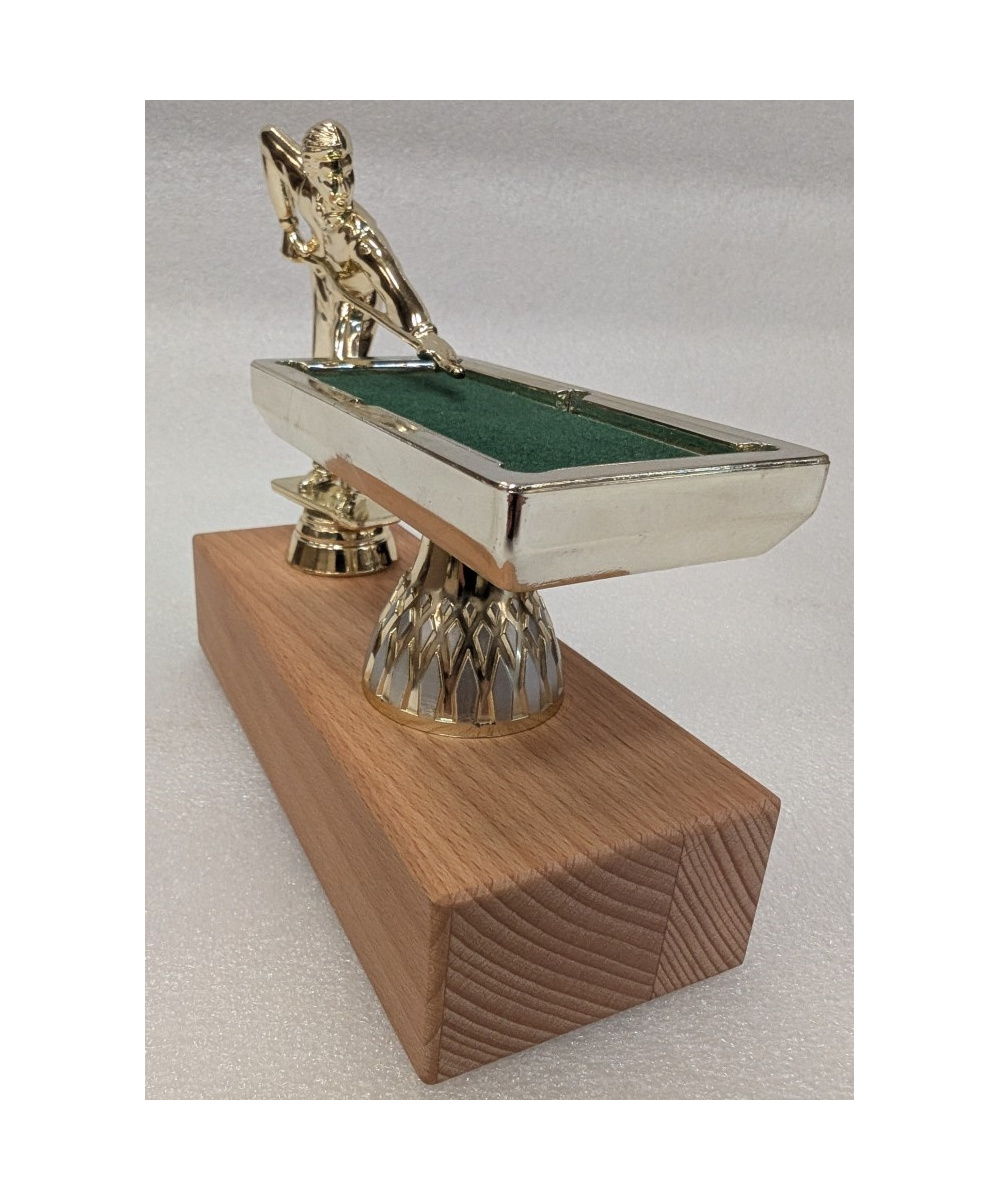 TROPHEE BILLARD EN ABS AVEC BASE EN BOIS DE HETRE - PROMO-TROPHEE 3