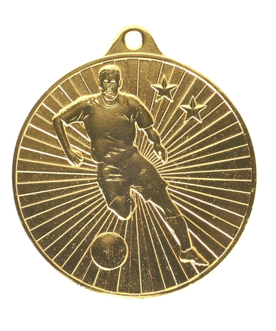 Médaille Joueur de Football Ø50 mm | Récompense Sportive Personnalisable