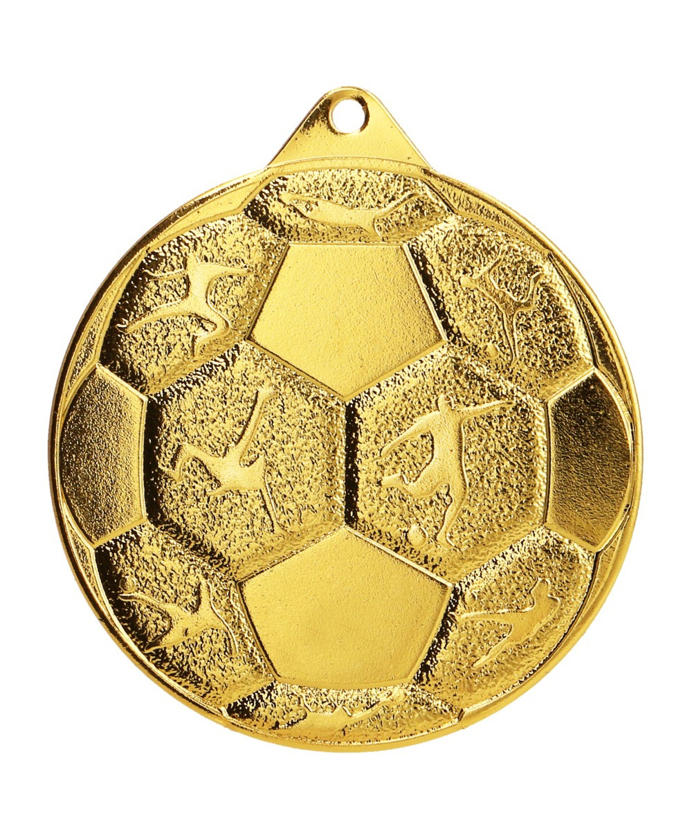MEDAILLE OR BALLON DE FOOTBALL Ø 50 MM - Promo Trophée