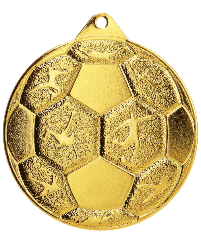 MEDAILLE OR BALLON DE FOOTBALL Ø 50 MM - Promo Trophée