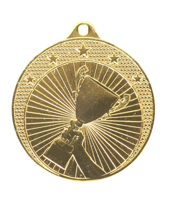MEDAILLE OR EN FER MULTISPORTS COUPE Ø 50 MM - Promo Trophée