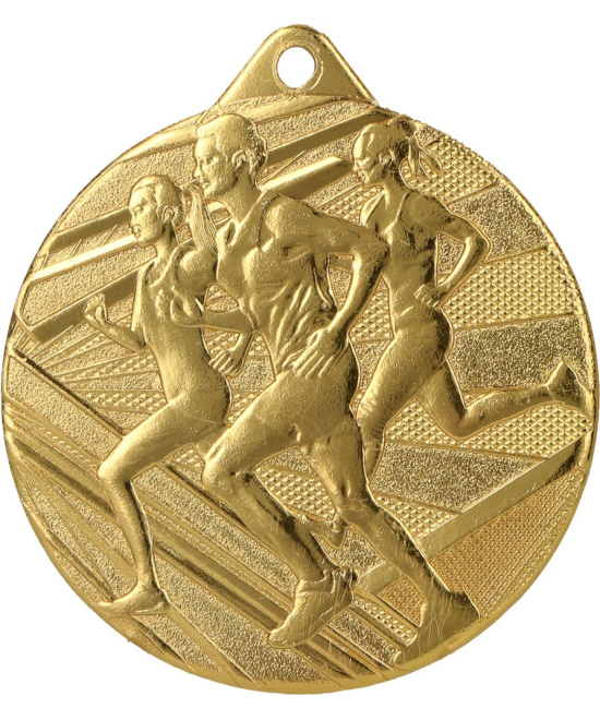MEDAILLE OR EN FER COURSE A PIED Ø 50 MM - Promo Trophée