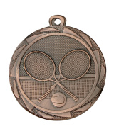 MEDAILLE BRONZE TENNIS EN FER  Ø 45 MM - Promo Trophée