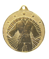 MEDAILLE OR KIMONO ARTS MARTIAUX (JUDO, KARATE...) EN FER Ø 50 MM - Promo Trophée