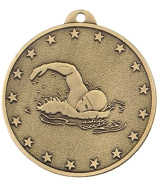 MEDAILLE BRONZE NATATION EN FER Ø 50 MM - Promo Trophée