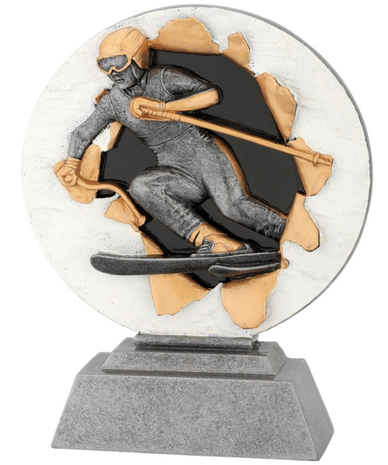 TROPHEE RESINE SKI DE PISTE 16 CM - Promo Trophée