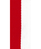 RUBAN MEDAILLE BICOLORE BLANC ROUGE - Promo Trophée