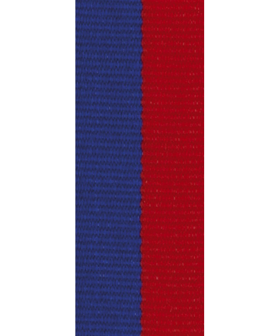 Ruban Médaille Bicolore Bleu Rouge | Achat en Ligne & Prix