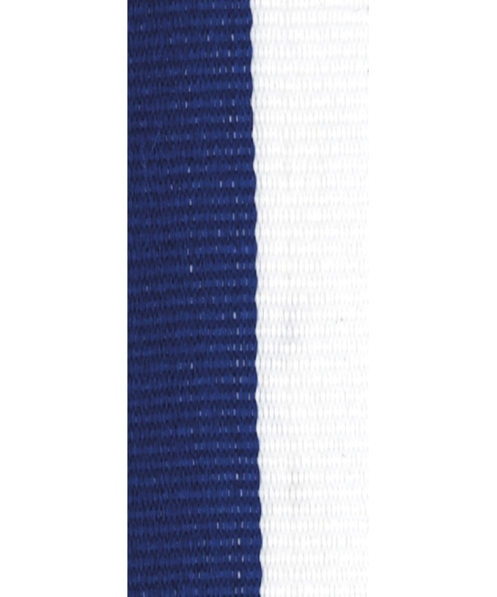 Ruban Médaille Bicolore Bleu Blanc – Accessoire Récompense & Sport | Achat en Ligne