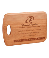 PLANCHE A DECOUPER EN BOIS DE HETRE - 34 X 24 X 2 CM - GRAVURE COMPRISE - LOGO AU CHOIX - Promo Trophée