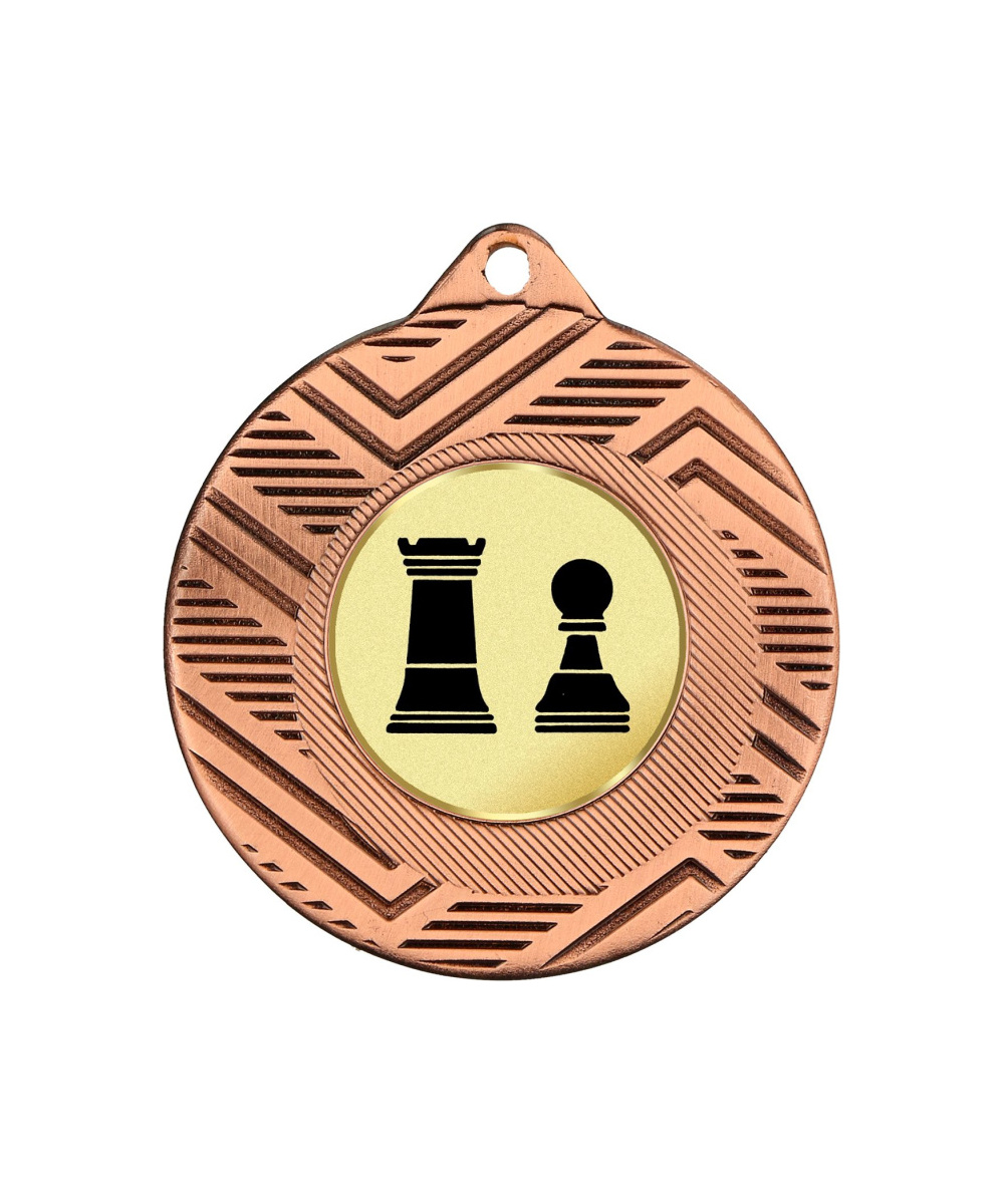 MEDAILLE BRONZE PERSONNALISABLE EN FER Ø 50 MM - REF M46  Bronze - PROMO TROPHEE