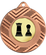 MEDAILLE BRONZE PERSONNALISABLE EN FER Ø 50 MM - REF M46  Bronze - PROMO TROPHEE
