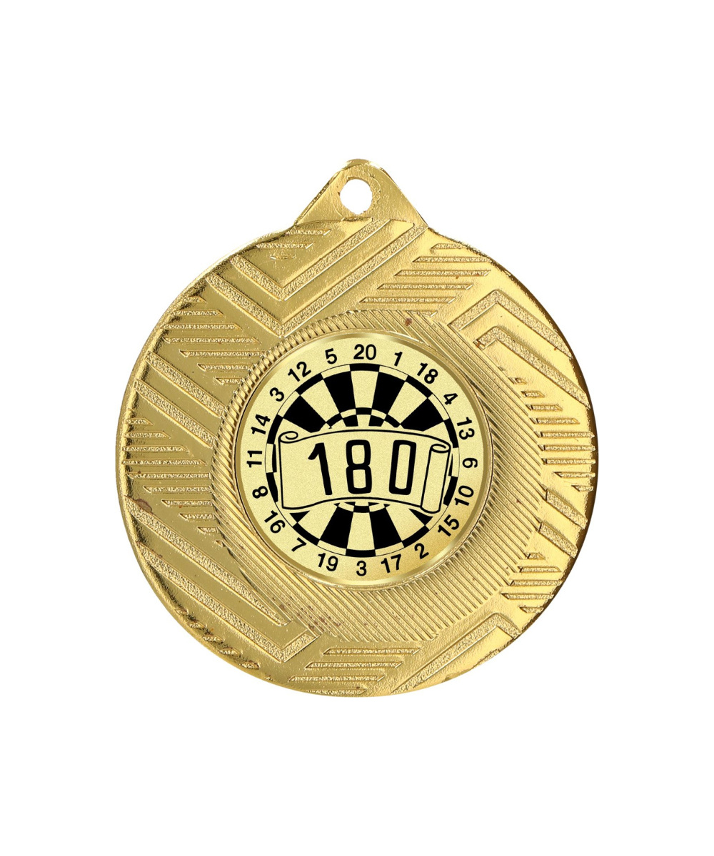 MEDAILLE OR PERSONNALISABLE EN FER Ø 50 MM - REF M46 - PROMO TROPHEE