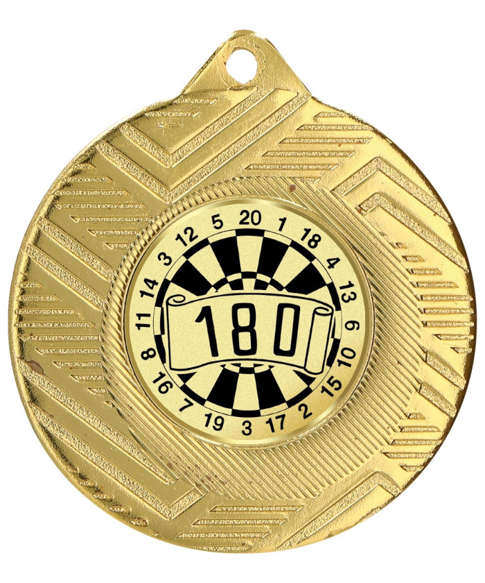MEDAILLE OR PERSONNALISABLE EN FER Ø 50 MM - REF M46 - PROMO TROPHEE