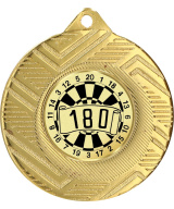 MEDAILLE OR PERSONNALISABLE EN FER Ø 50 MM - REF M46 - PROMO TROPHEE