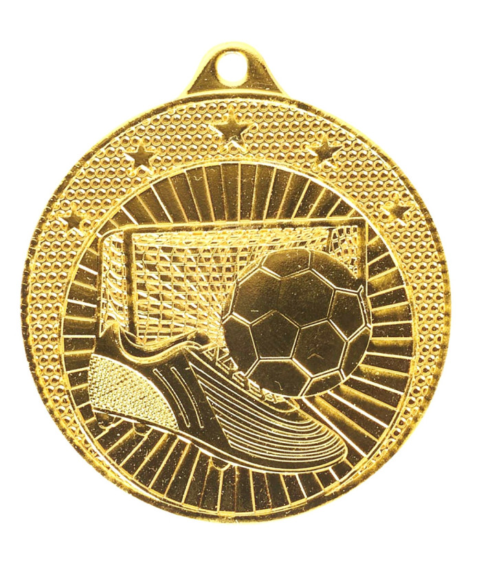Médaille Football Ø 50 mm -Or - Promo Trophée