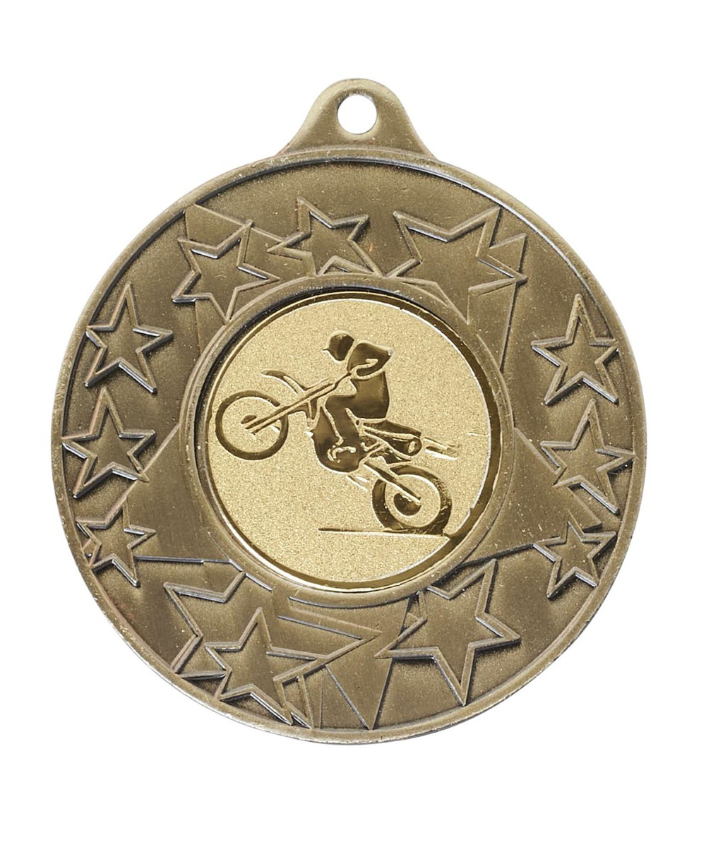MEDAILLE BRONZE PERSONNALISABLE EN FER Ø 50 MM - REF M57 - PROMO TROPHEE