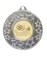 MEDAILLE ARGENT PERSONNALISABLE EN FER Ø 50 MM - REF M57 - PROMO TROPHEE