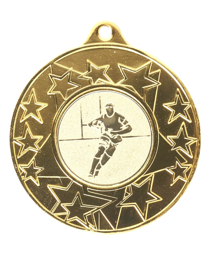 MEDAILLE OR PERSONNALISABLE EN FER Ø 50 MM - REF M57 - PROMO TROPHEE