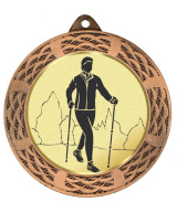 MEDAILLE BRONZE PERSONNALISABLE EN FER Ø 70 MM - REF M62 - PROMO TROPHEE