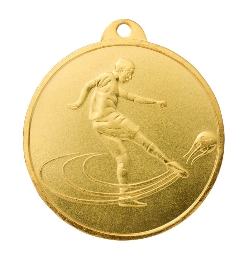1 Pc Football Médaille Titulaire Football Joueur Médailles